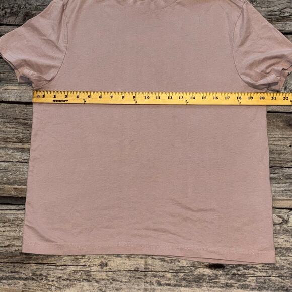 Fashion Nova Mens Mauve Blank T Shirt Size Small - Picture 3 of 5